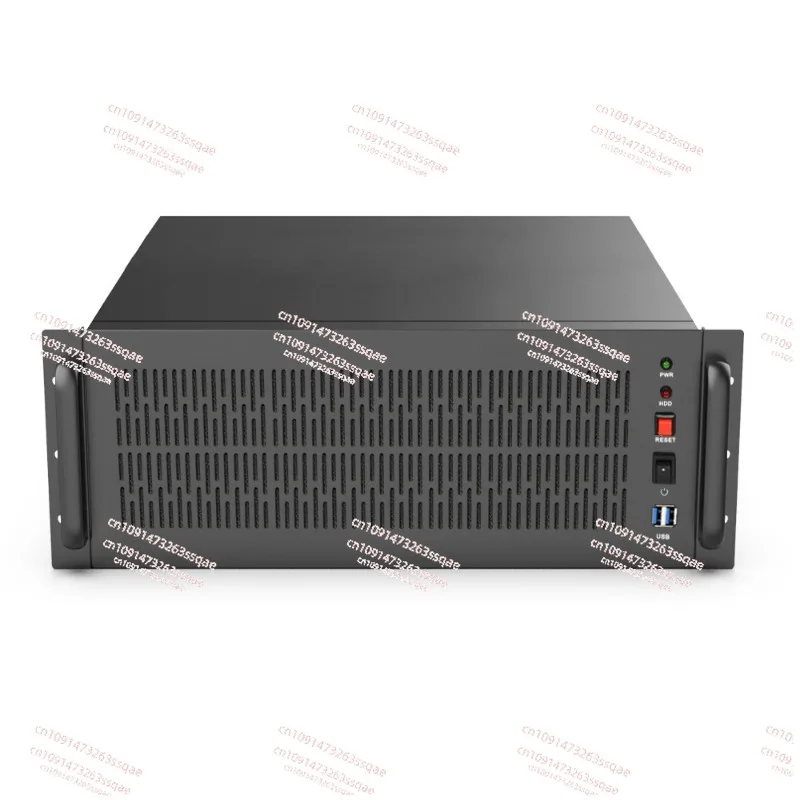 4U chassis depth 500mm ATX large board 20 disk server full height graphics card ATX power supply, industrial control chassis