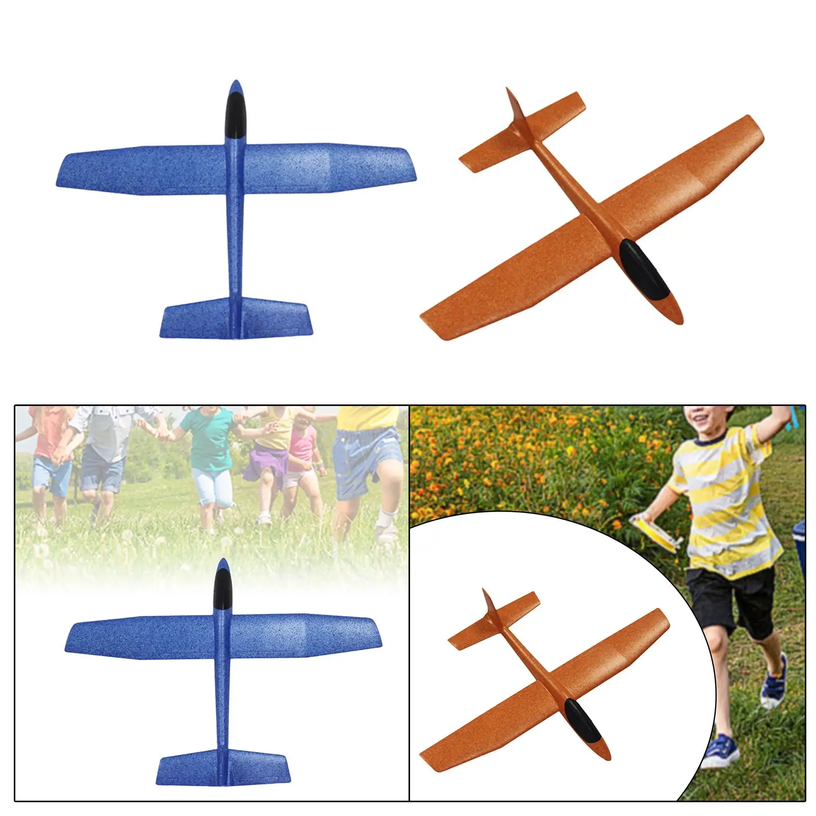 Glider Airplane Toy Hand Throwing Plane Birthday Gift Outdoor Sport Game Toy