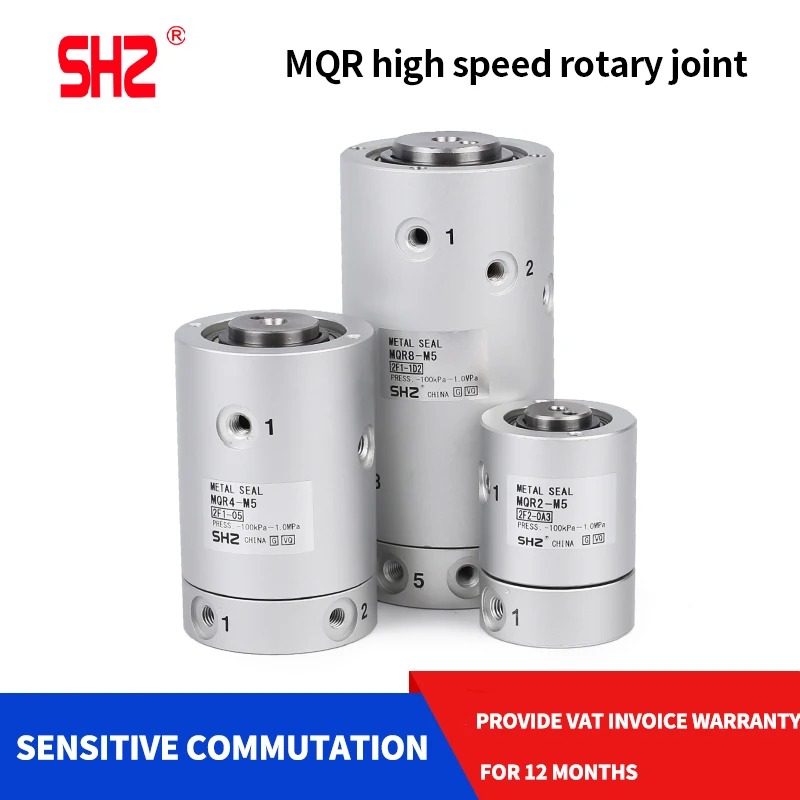 

High-speed pneumatic rotary joint MQR2/4/8/12/16-M 5 360 degree slip ring multi-way joint MQRF