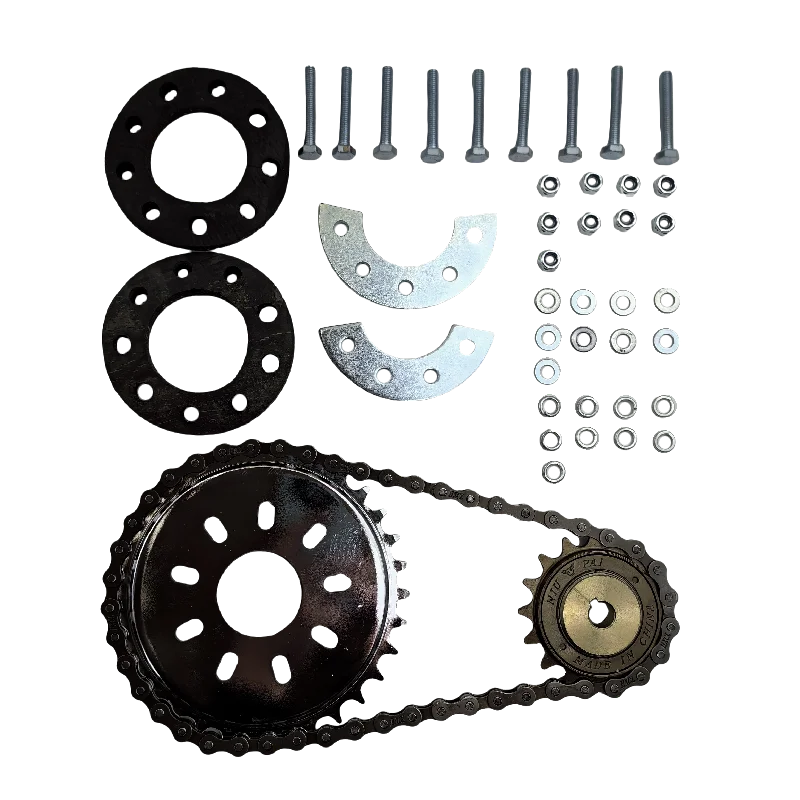 Modified 32 tooth sprocket teeth for electric bicycles and motorcycles, suitable for 410 type ordinary single speed chains