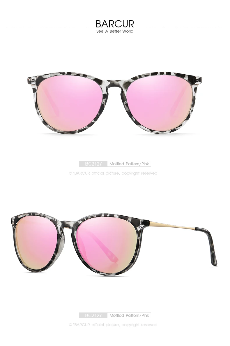 BARCUR Klassische polarisierte Sonnenbrille für Männer und Frauen, unverzichtbar für Outdoor-Fahren, Business-Freizeit-Sonnenbrillen – Detail 12