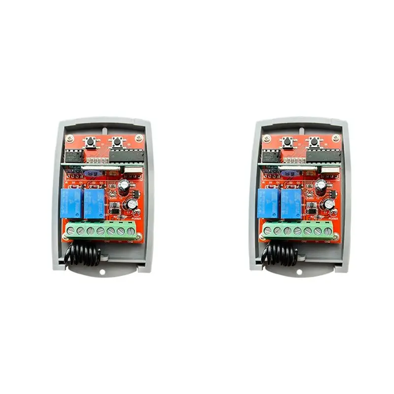 ABZZ-2X Universal Garage Door Remote Control Receiver 433Mhz12v-24V Electric Gate Control Opener 433.92Mhz