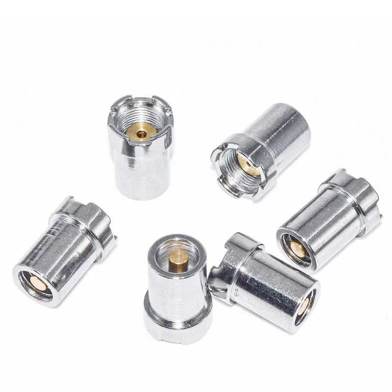 10 PCS CBD Atomizador Eletrodo de Latão Perfurado Adaptador de Anel Magnético 510 Adaptador Universal