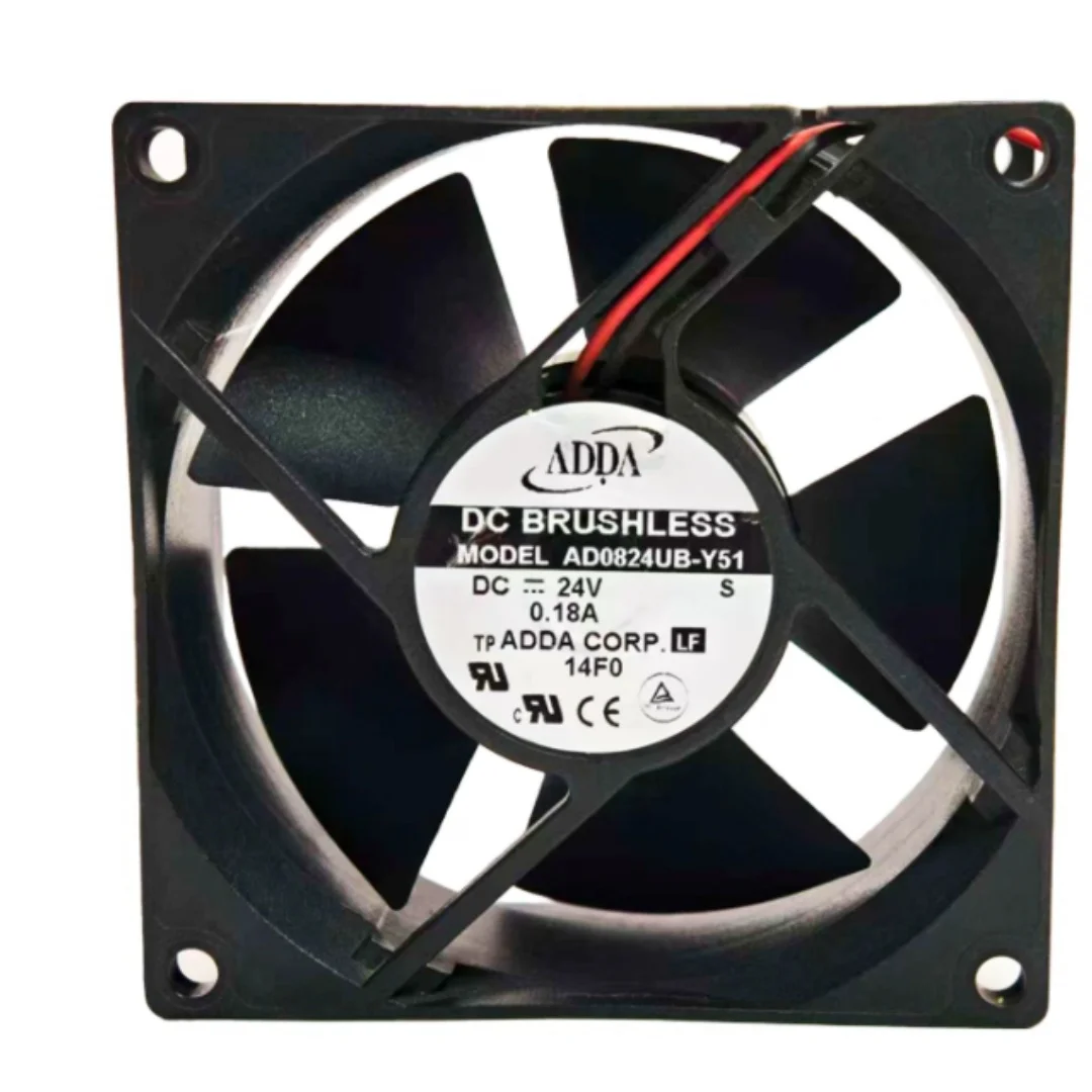

ADDA AD0824UB-Y51 DC 24V 0.18A 80x80x32mm 2-Wire Server Cooling Fan