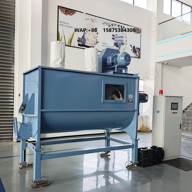 HXJX 2024 New Design Full Automatic Poultry Livestock Mash Feed Weighting Batching Grinding Mixing Machine