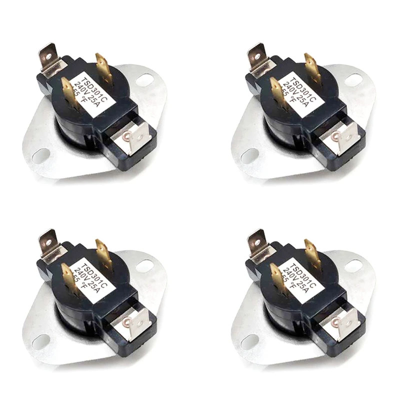 

4X Replacement Parts For 3387134 Dryer Cycle Thermostat - Easy Install For 3387135 3387139 WP3387134VP 306910 3387134