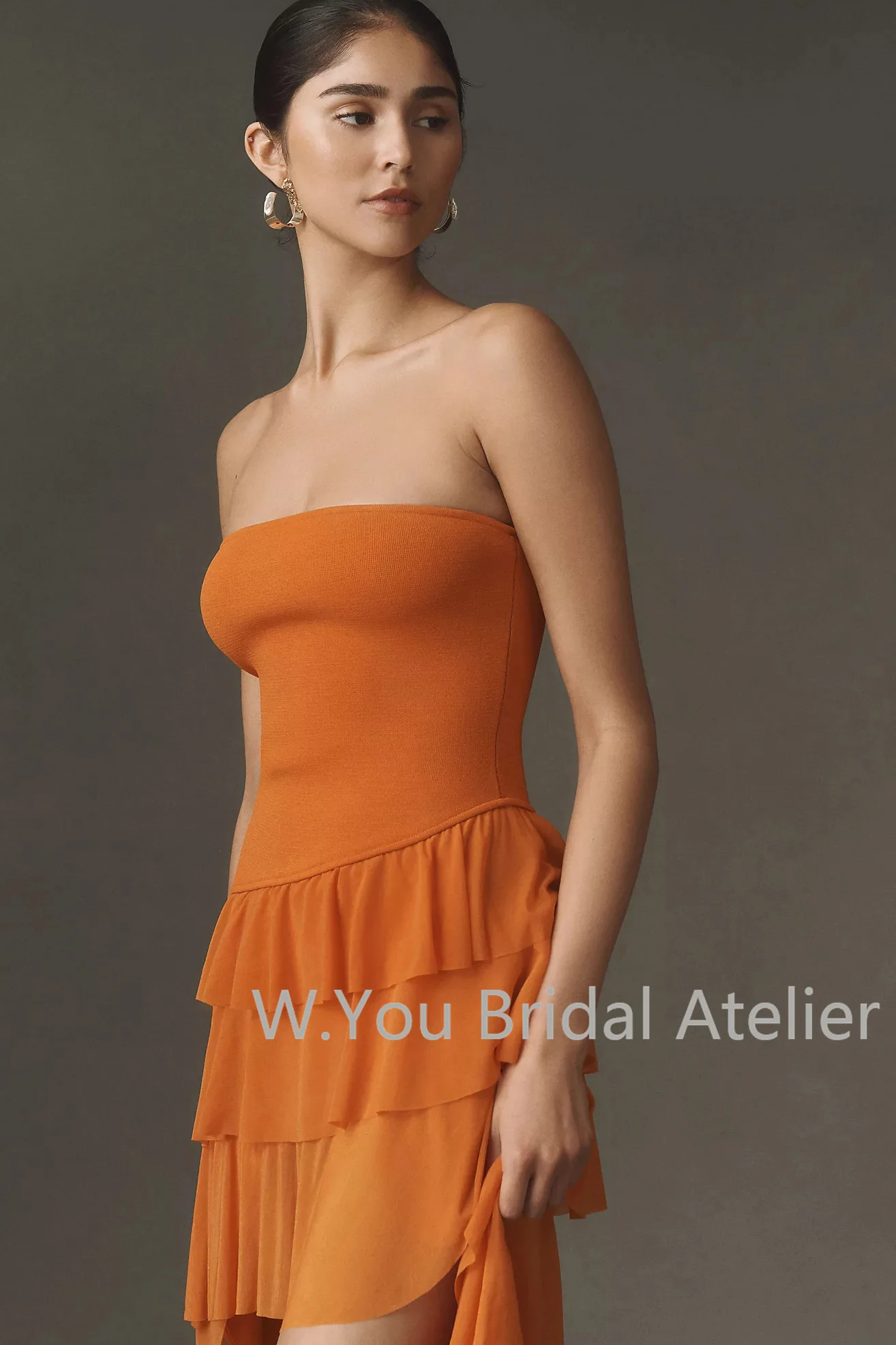 Gaun Malam Bertingkat dengan R - Women'S Formal Evening Wear Tops ulasan dan harga