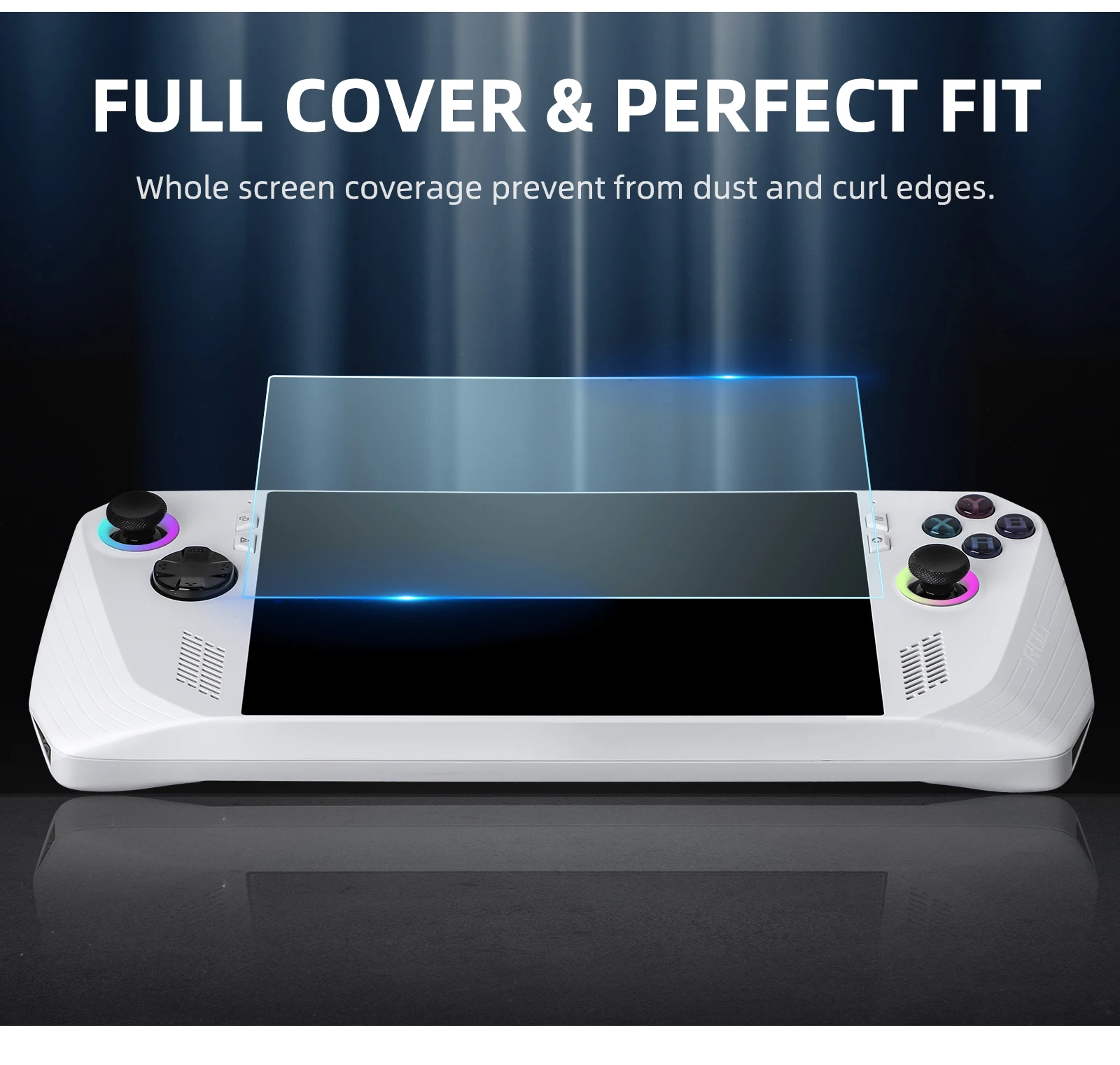 9H قسط الزجاج المقسى ل ROG حليف لعبة وحدة التحكم البنفسجي العين/متجمد حامي الشاشة واقية من الانفجار HD فيلم غطاء