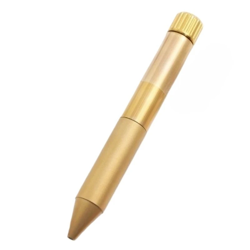 

Гелевая ручка Sakura 003 Brass, импортированная из Японии, черная, 0.7 мм, офисные принадлежности, серебристая, коллекционная, милая, кавайная, роллерная ручка