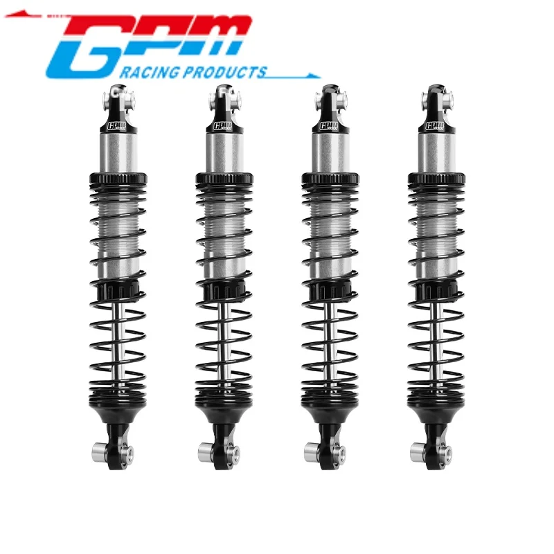 Amortiguador de resorte progresivo ajustable delantero y trasero de aleación GPM H10089FR 6061-T6 de 89 mm para VANQUISH 1/10 H10 OPTIC YOKOHAMA RTR SPARCO