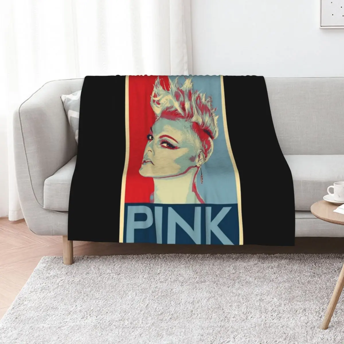 Best Seller Pink Beautiful Trauma Merchandise Throw Blanket Decoratives warm for winter Sofa Sofa Quilt Comforter Blankets