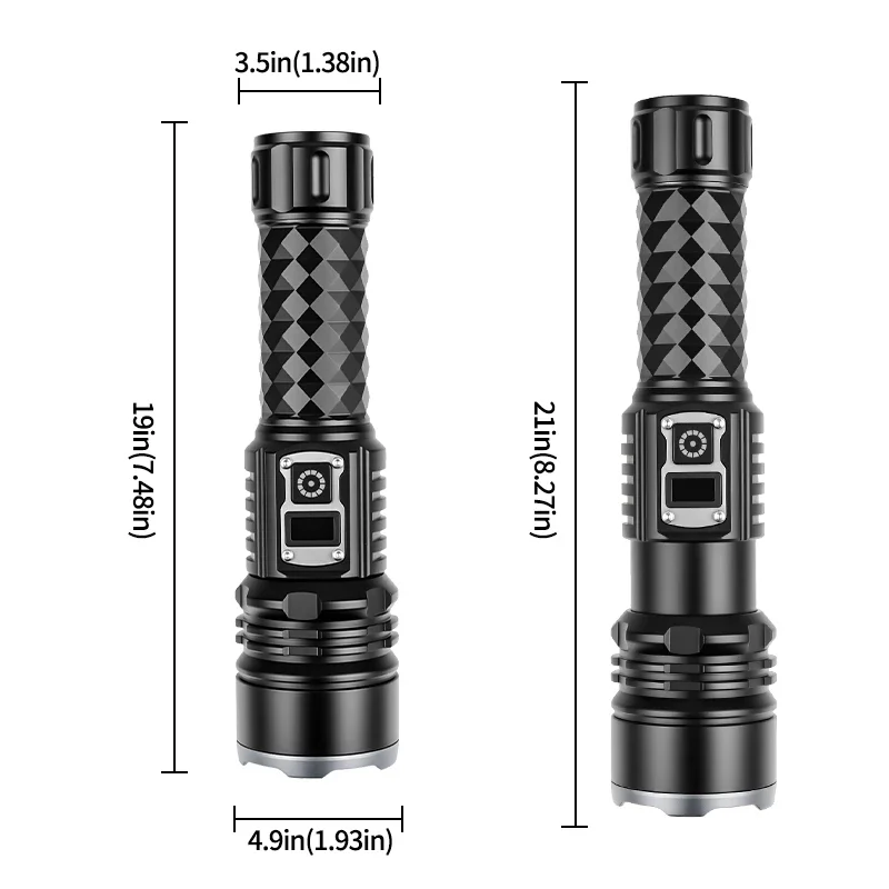 Strong light flashlight Type-C fast charge ultra-bright long-range waterproof outdoor home portable ultra-long battery life