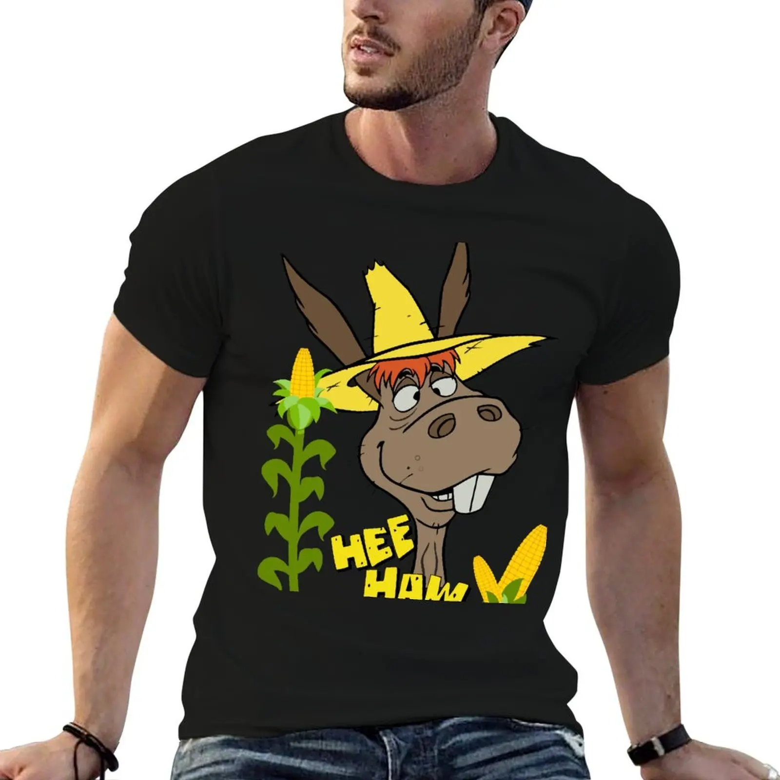 Hee Haw Donkey Vintage T-Shirt Soft Anti-Shrink Cotton Tee