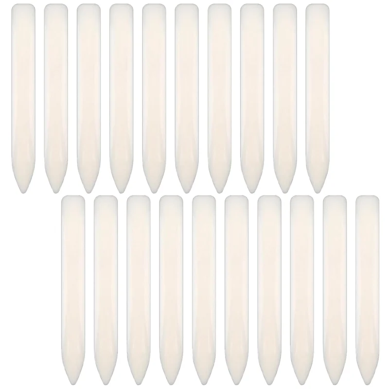 THIVN-20 Pack Bone Folder Tool, Plastic Bone Folder Crafts Scoring Folding Creasing Paper Crafting Scrapbooking Tool