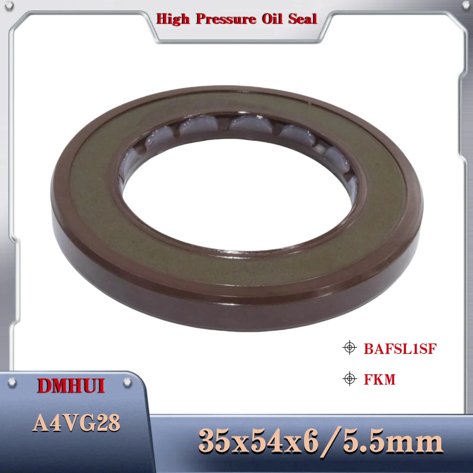 

35x54x6/5.5 For Rexroth Hydraulic Pump A4VG28 Shaft Oil Seal Hydraulic Pump or Motor Repair Kit Parts Oil Seal 35X54X6/5.5
