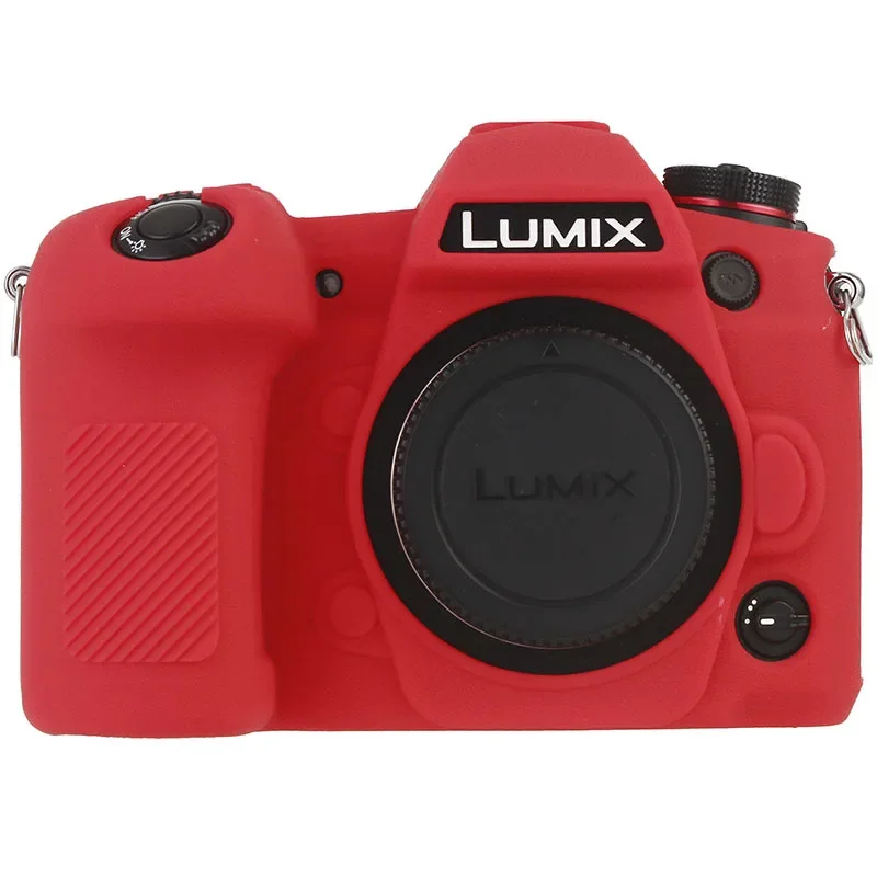 Camera bag Protective Sleeve Applicable for LUMIX G9 Non-Slip and Dustproof Anti-Collision Litchi Pattern Silicone Case