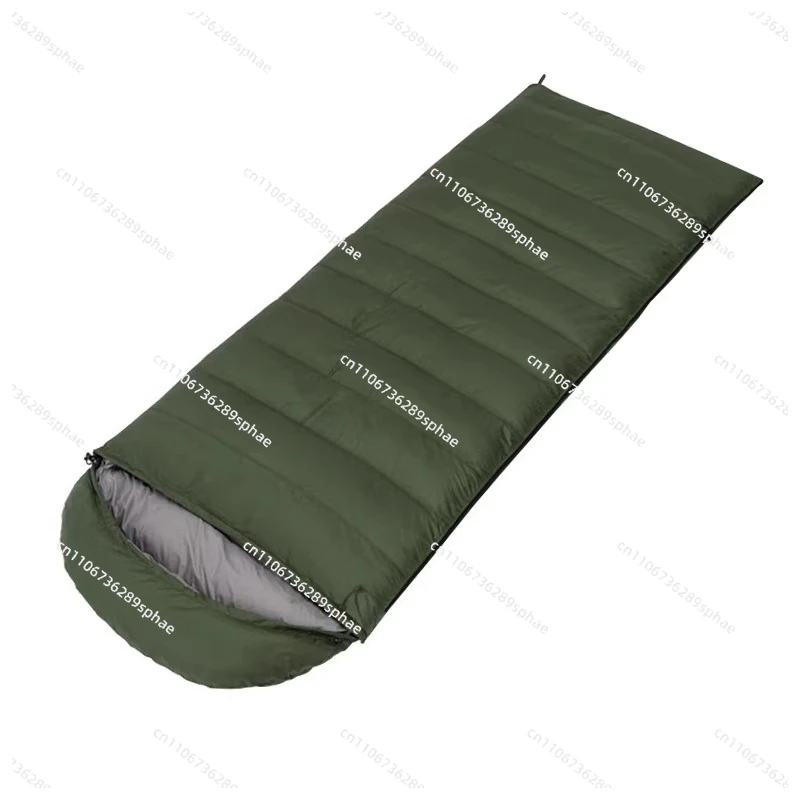 Down adult sleeping bag outdoor adult male thickened cold winter camping trip lunch break portable car