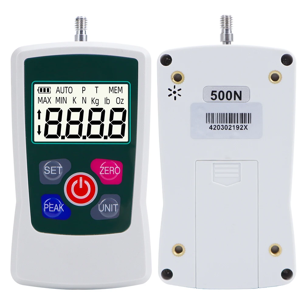 500N Digital Force Gauge Dynamometer Pull Force Gauge Push And Pull Tester Meter High Precision Measuring Equipment