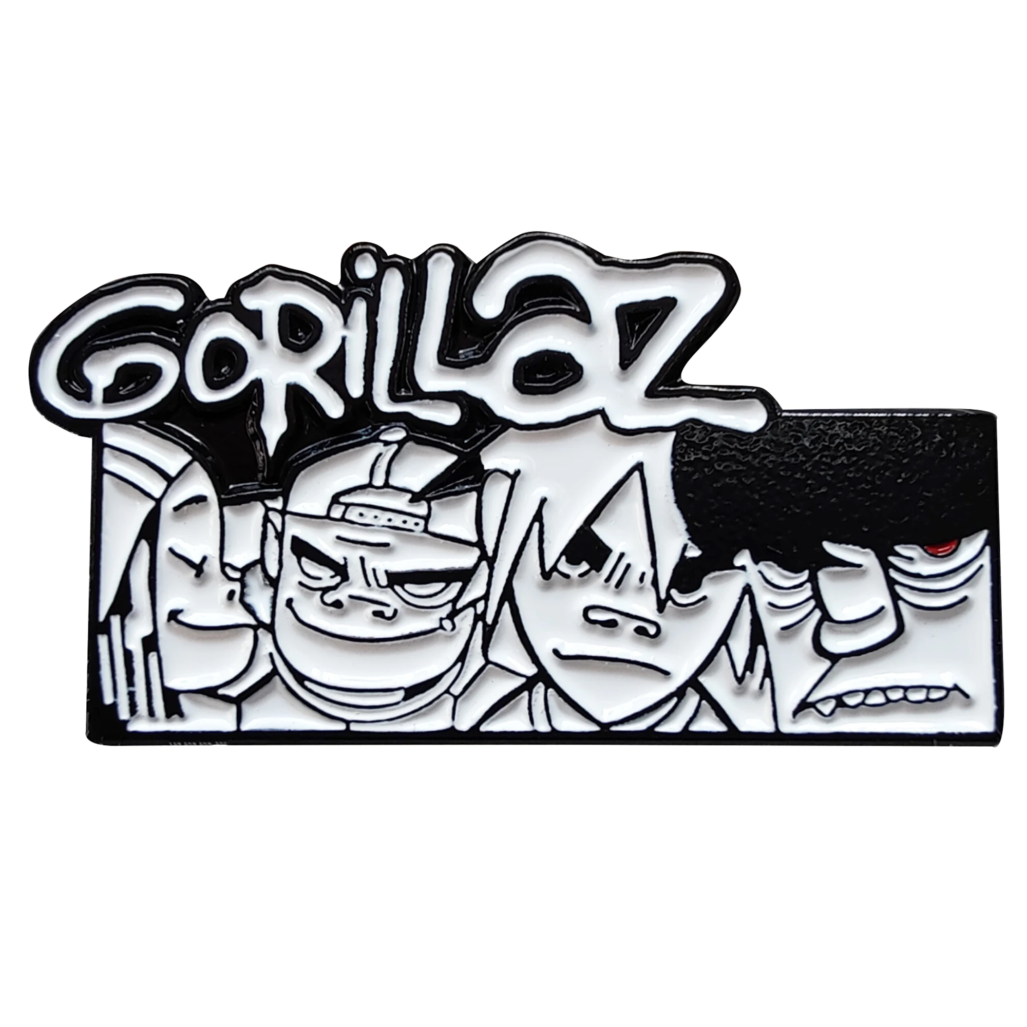 Gorillaz Band Music Anime Enamel Pin Lapel Brooch Metal Badge Jewelry Accessary