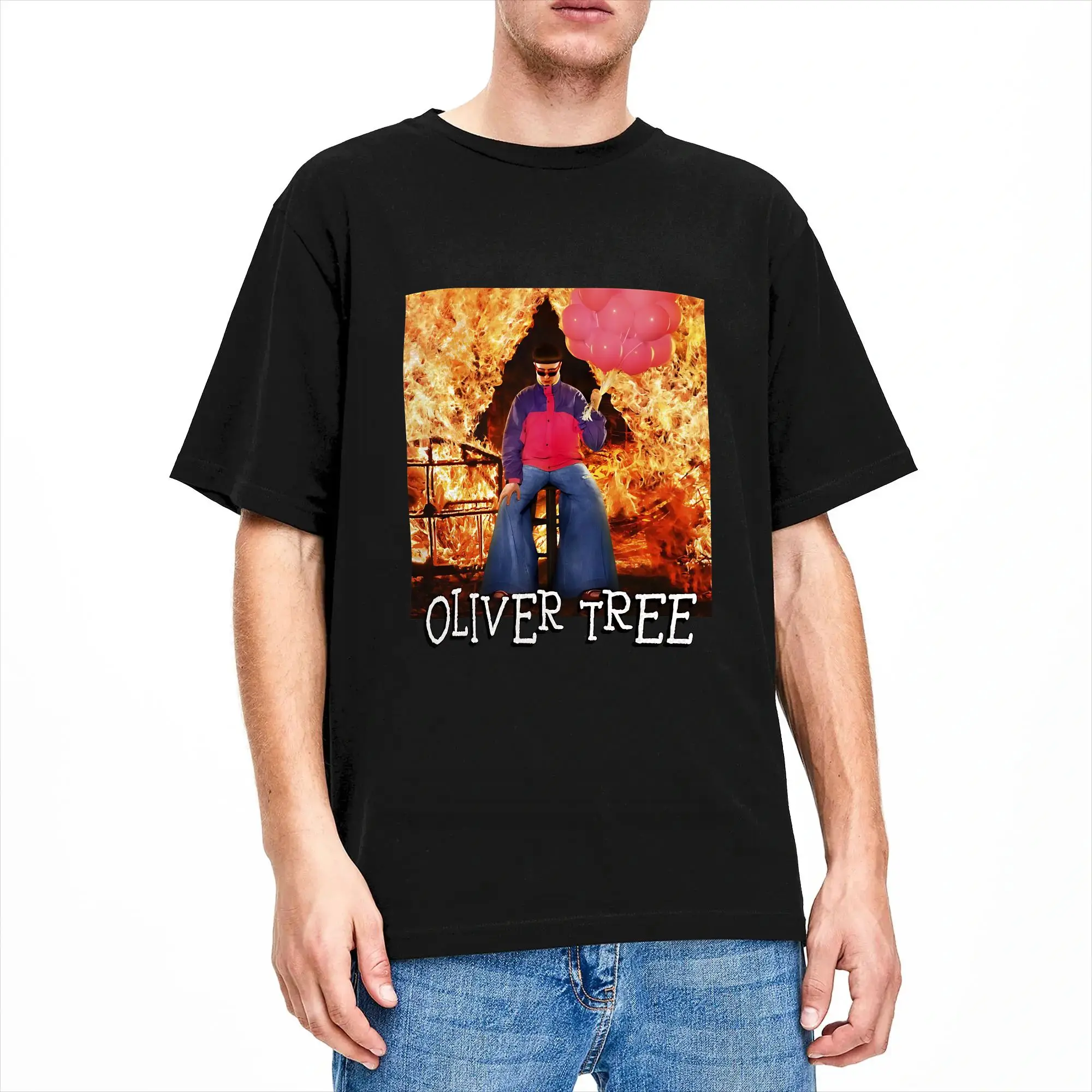 Vintage T-Shirt Summer Ugly Is Beautiful Cover  Trending T Shirts Oliver Tree  Cotton Tee Shirt for Men Y2K Short Sleeve Top Tee