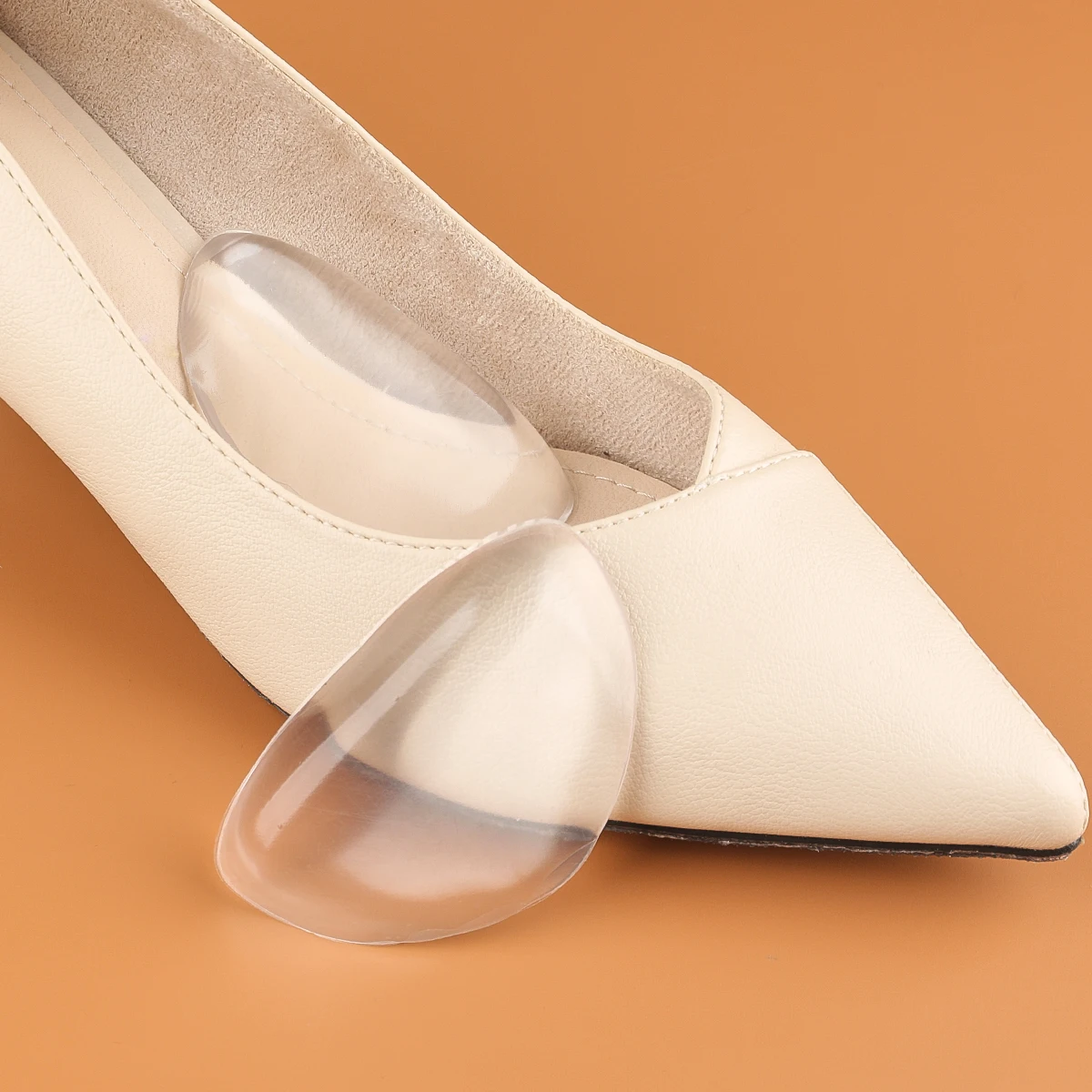 1 paare/los Klar Silikon Gel Arch Support Schuheinlagen Fuß Keil Kissen Pads Schmerzen Relief Plattfüße Einlegesohlen für Frauen – Detail 6