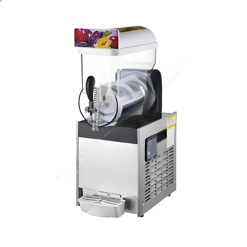 Snow Melting Machine 15L*2 Commercial Cold Drink Snow Mud Machine Snow Granulator Fruit Juice Beverage Machine