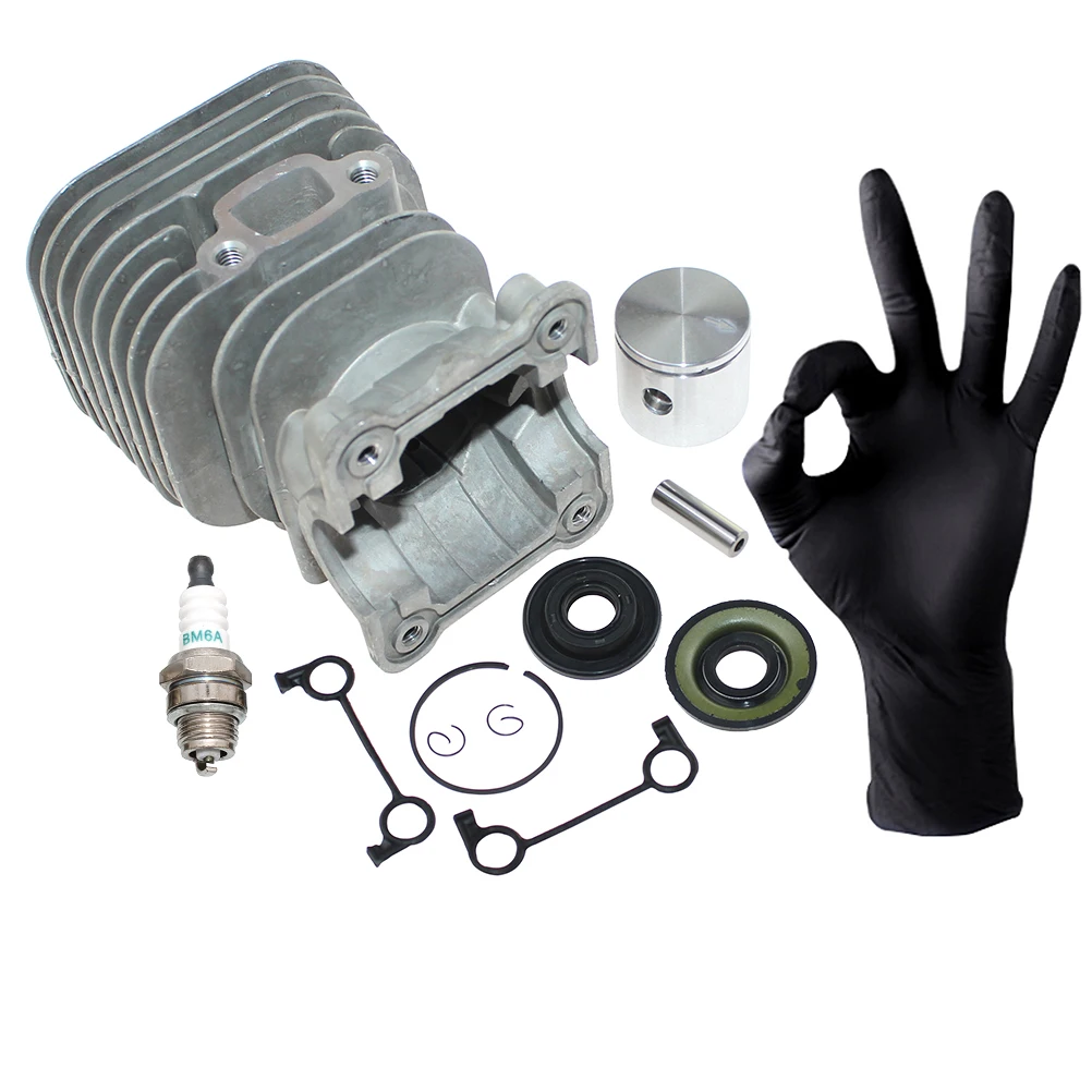 Cylinder Piston Kit CRAFTSMAN 358791300 358791980 358792010 358792011 358792030 358792031 358792032 358792033 Jonsered GC2128C