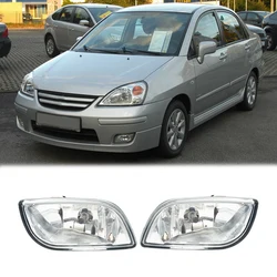 Car Front Bumper Fog Lights Assembly Foglight With Bulb For Suzuki Sx4 Hatchback 06-14 Aerio/Liana 02-07