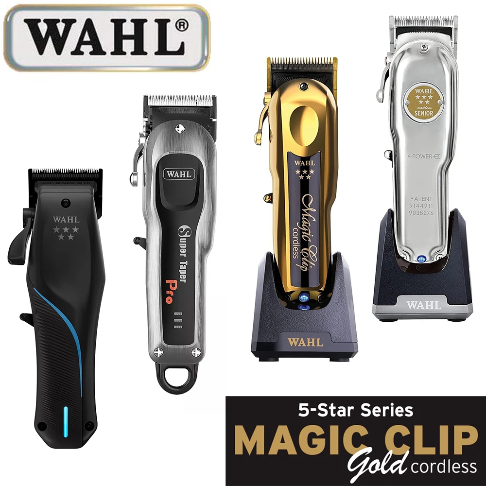 

Профессиональная машинка для стрижки волос Wahl Vapor 8148 Magic Clip Senior Barber, беспроводная машинка для стрижки волос, триммер для волос и бритва с фольгой для парикмахеров и стилистов