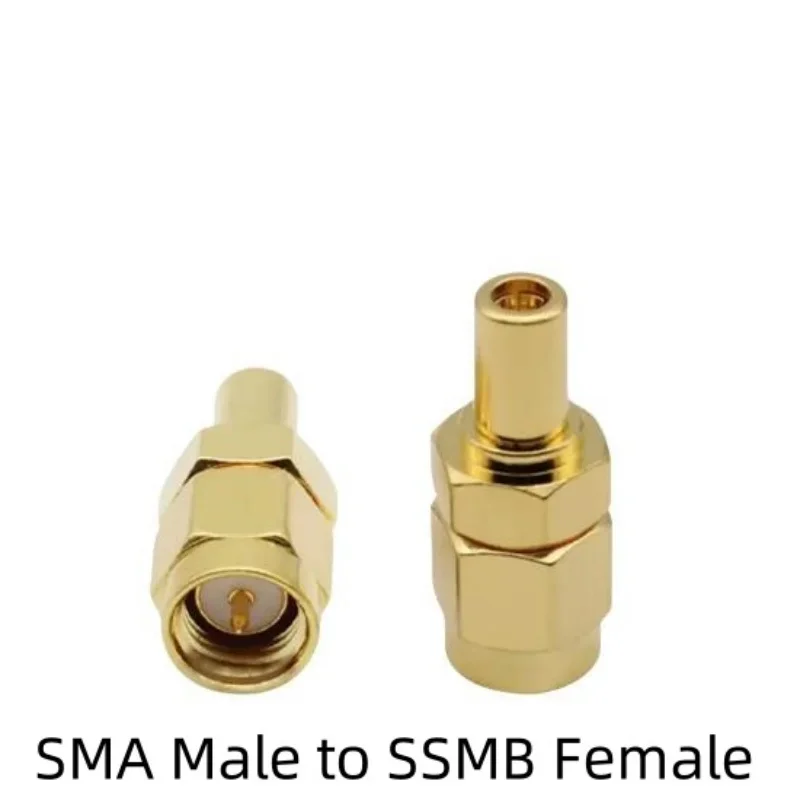 1pcs/lot SMA to SSMB Adapter Male plug & Female jack test head 6GHZ gold-plated high-quality