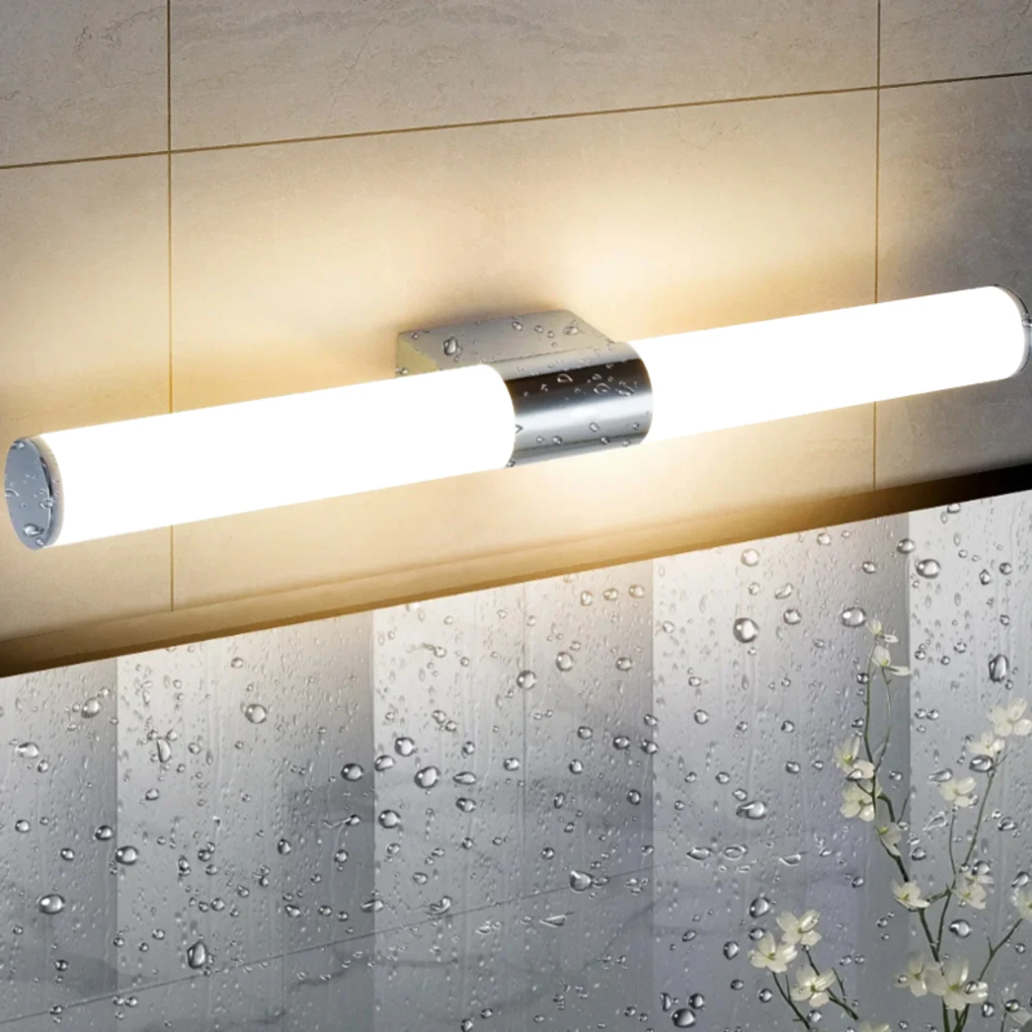 New Modern and Stylish LED Waterproof Bathroom Mirror Cabinet Lights, Perfect for Fashionable Wall Lights in Hotel Engineering a