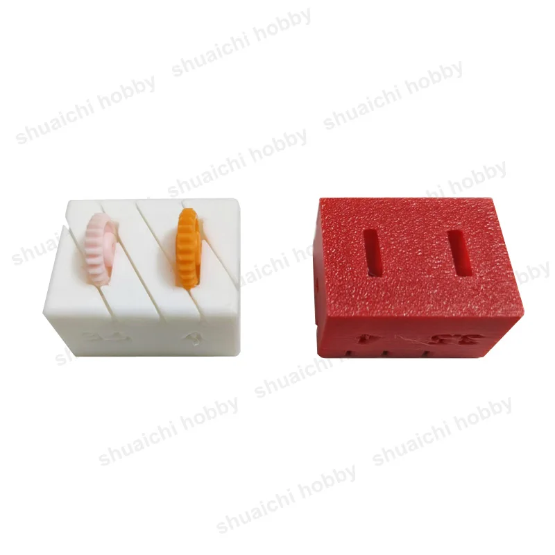 1PCS For Tamiya Mini 4WD Pink/Orange Gear Cutter Transition Gears Chamfer Cutting Tool Trimming Mold DIY Modification Parts