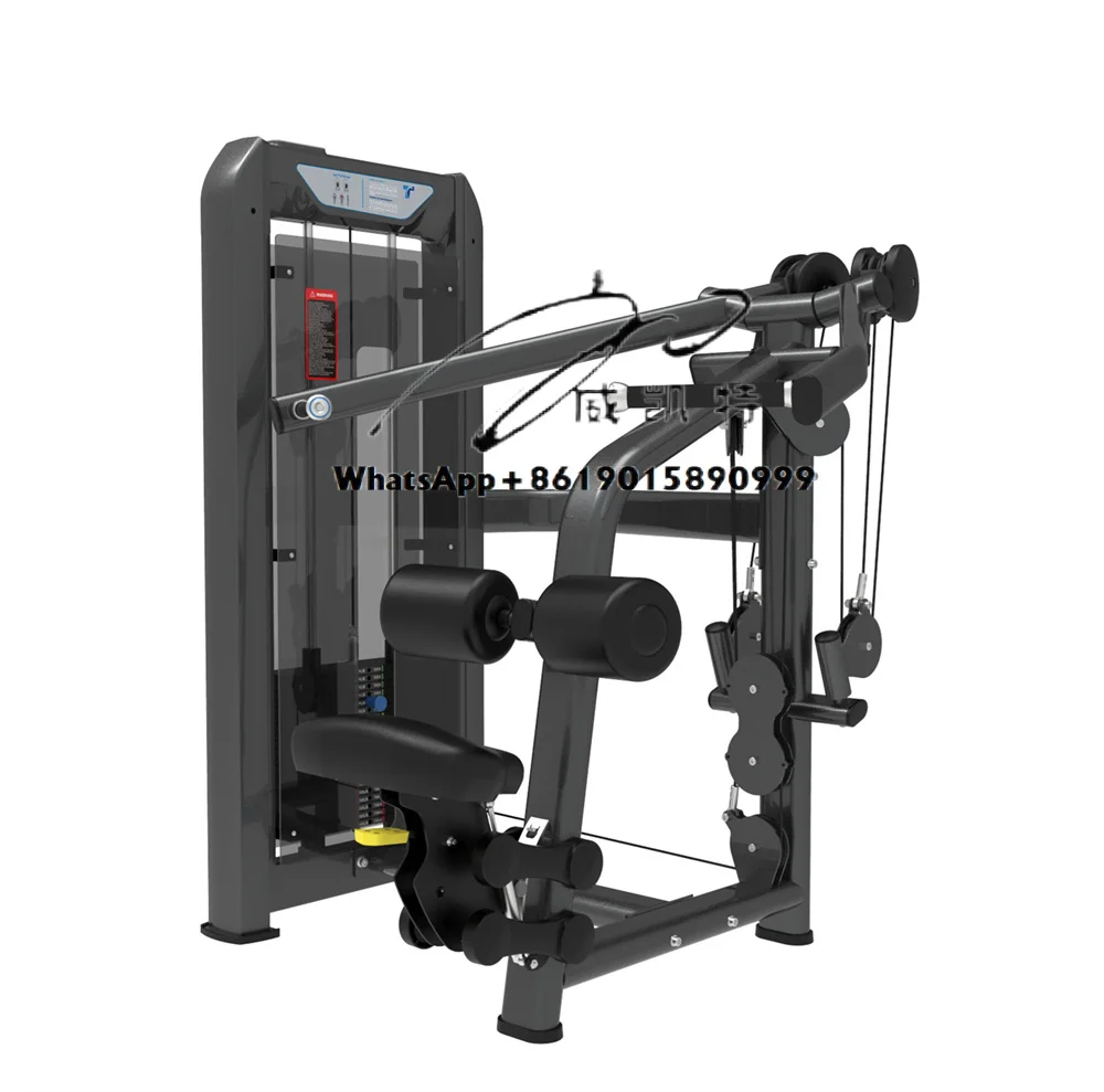 

Pin Loaded Back Exercise Commercial Fitness Equipment Seated Lat Pulldown Machine