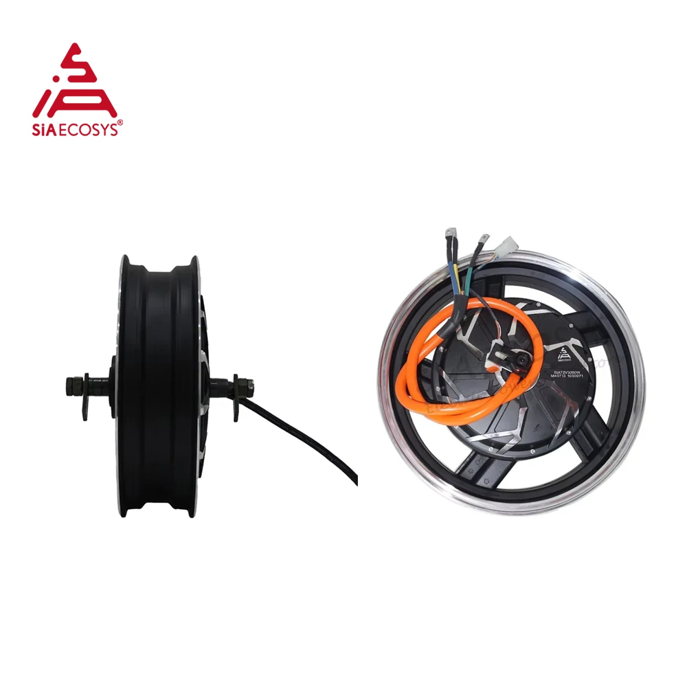 QSMotor QS260 V3 2000W Hub Motor 16x3.5 Inch BLDC Dual Shaft In-wheel Motor for Electric Scooter E-Motorcycle High Power