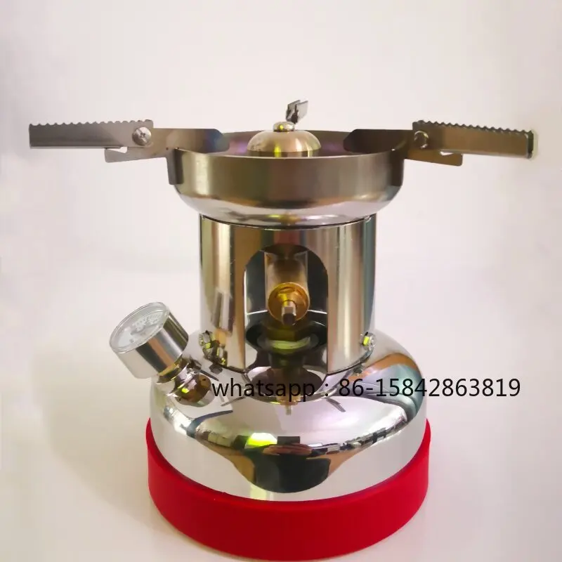A Pressurized Alcohol Stove with 75% Disinfectant Alcohol Can Be Used, Which Is Portable Outdoors Away From The Fire