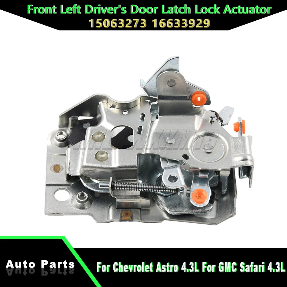 Front Left Driver's Door Latch Lock Actuator 15063273 16633929 940-100 For Chevrolet Astro 4.3L For GMC Safari 4.3L 1992-2005