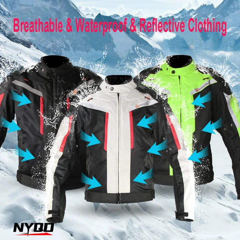 

High Quality Summer and Winter Off-road Motorcycle Jacket and Pants Motorcycle Electric Bicycle Riding Suit 오토바이 전기 자전거 탑승복