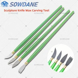 Dentist Sculpture Knife Wax Carving Tools Ceramic Porcelain Mixing Spatula Knife Blade Dental Lab Tool