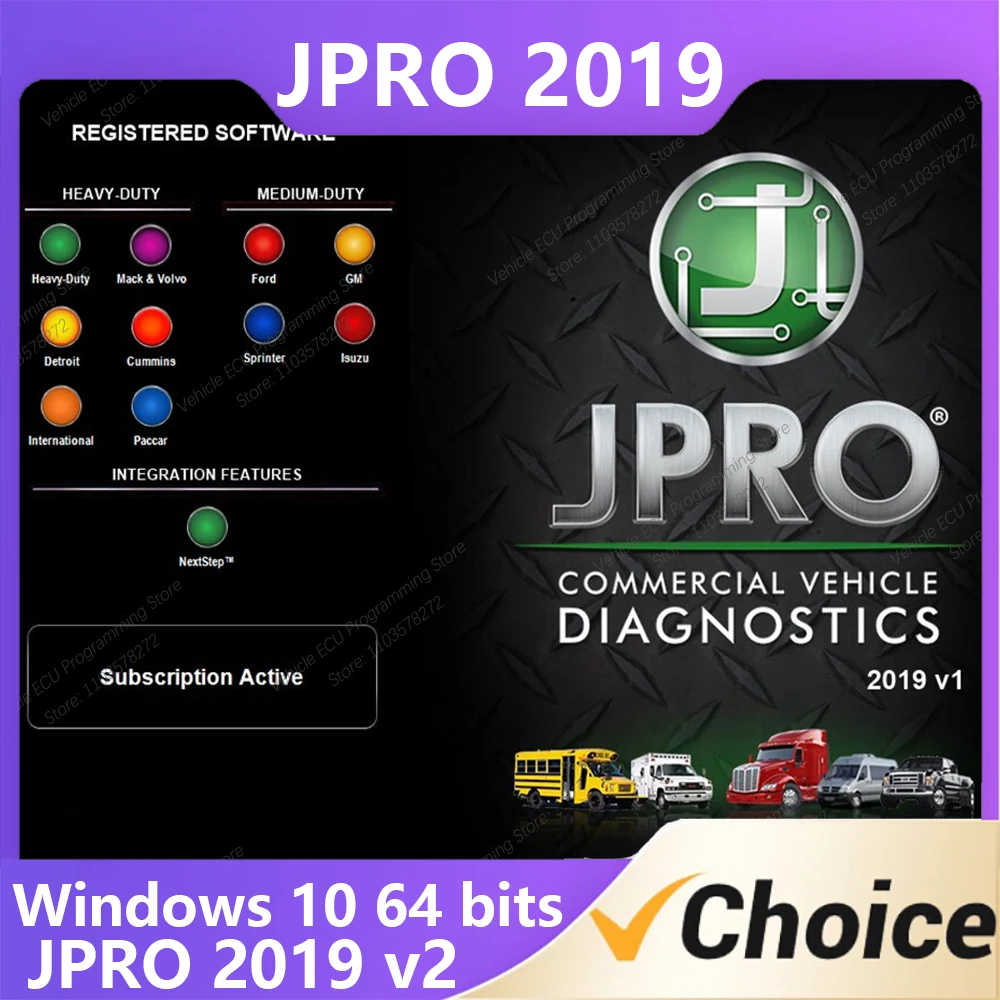 

Truck software JPRO 2019 V2 D-P-F regeneration/cylinder cut-off/parameter change Noregon DLA2.0 adapter for Cum-mins/Mark Vo-lvo