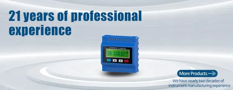 Digital Ultrasonic Water Flow Meter With Sensor