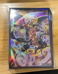 100Pcs Yugioh KONAMI Duel Monster Legendary Klesha Six Samurai - Shi En Official Collection Sealed Duelist Card Protector Sleeve