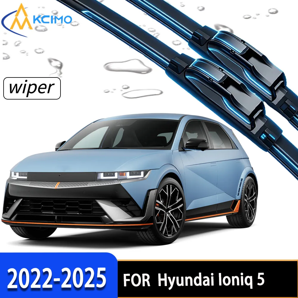 

Premium OEM Fit Front Windscreen Wiper Blades, Durable Rubber Wipers for Hyundai Ioniq 5 NE 2022-2025.