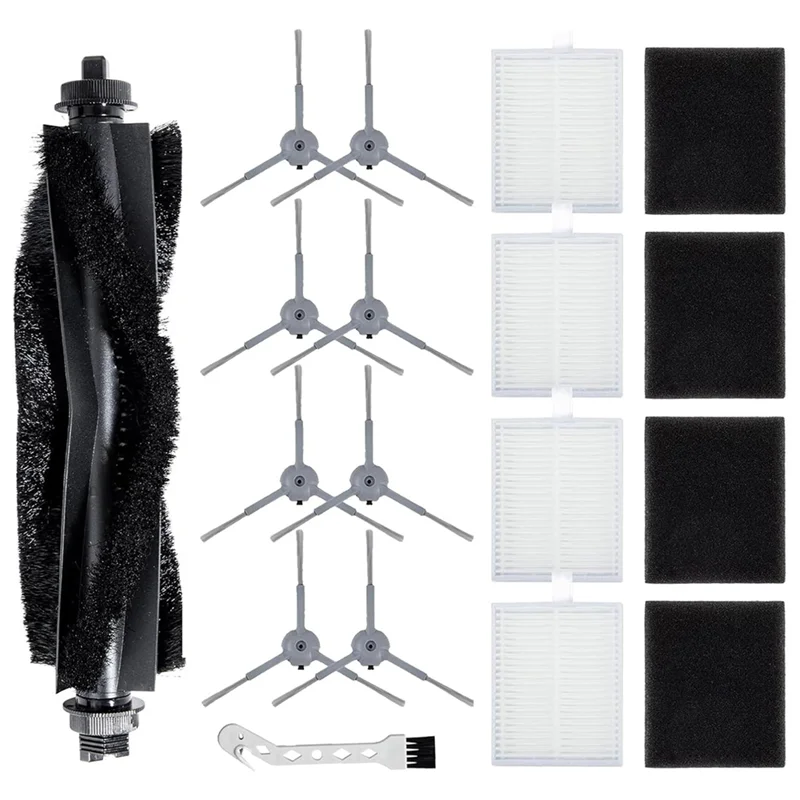 ABRG-For Eufy L60 SES L50 SES جهاز آلي لتنظيف الأتربة فرشاة جانبية رئيسية فلتر Hepa استبدال أجزاء الملحقات