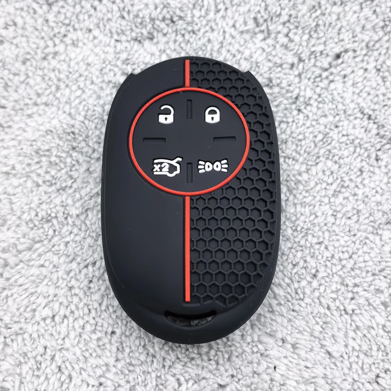 New Energy Electric Vehicle Key Case for Fiat 500 500E EV Ducato Panda 4 Button Silicone Car Remote Key Cover Holder Accessories