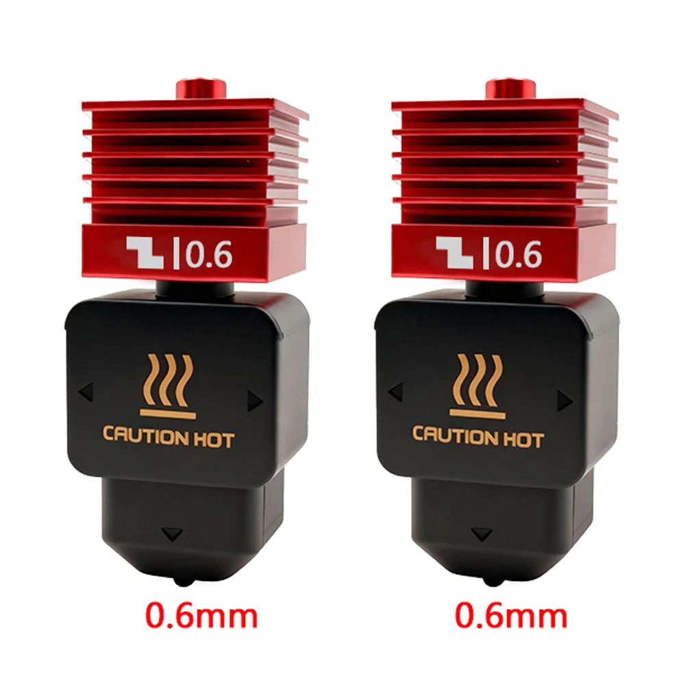 H2D H2S Hotend Hoge Kwaliteit Voor Bambu Lab P2S H2D H2S H2C Nozzle 0.2/0.4/0.6/0.8mm Hotend Kit gehard stalen Mondstuk A1/A1mini - afbeelding 1