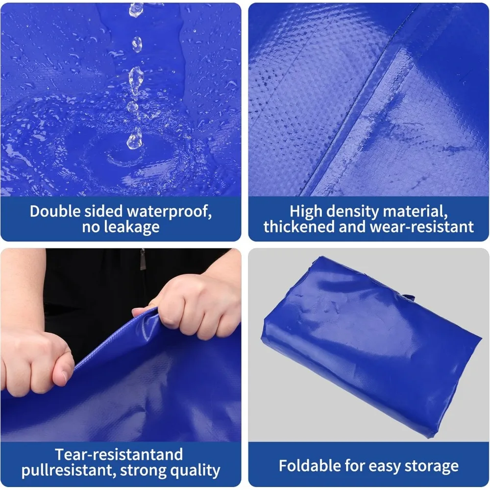 Zusammenklappbarer Wassertank 2000L/528Gal – Tragbarer Stauraum für den Einsatz im Freien, Camping und Notfall