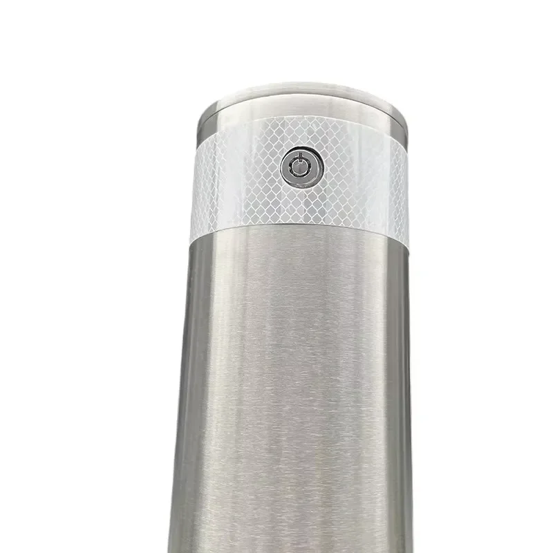Manual Stainless Steel Lift Assist Telescopic Retractable Driveway Bollards