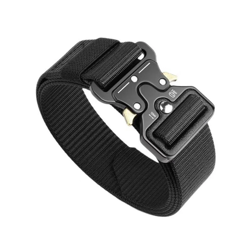 حزام قماش نايلون متين من الدرجة التكتيكية للصيد والبقاء في الهواء الطلق |   تصميم عالي التحمل متعدد الوظائف للاستخدام للرجال والجنسين ​