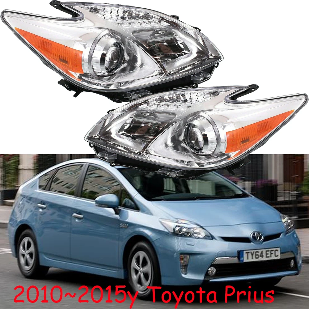 1pcs car bumper headlamp for Toyota Prius headlight 2010~2014y car accessories head lamp prius fog light