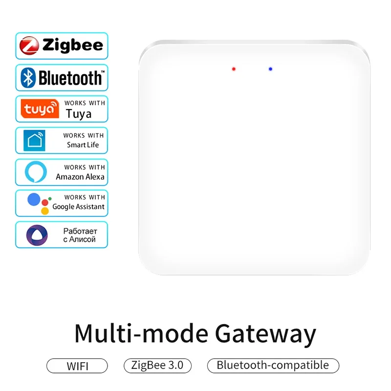 Tuya Smart Bluetooth Gateway of Multi Mode ZigBee WiFi Hub Bridge Smart Home Control Smart Life Spraakbesturing Alexa Google Home